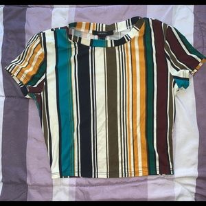 🌸2/$25🌸 Forever 21 Striped Crop Top 🖤